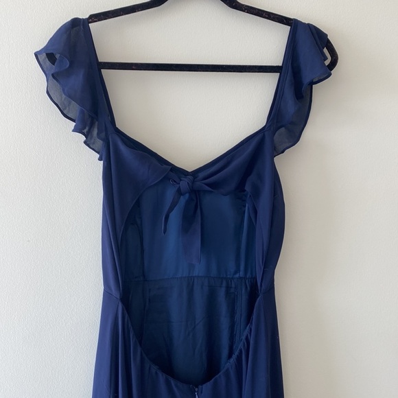 BHLDN Diana Dress in Midnight or Navy - Picture 10 of 12